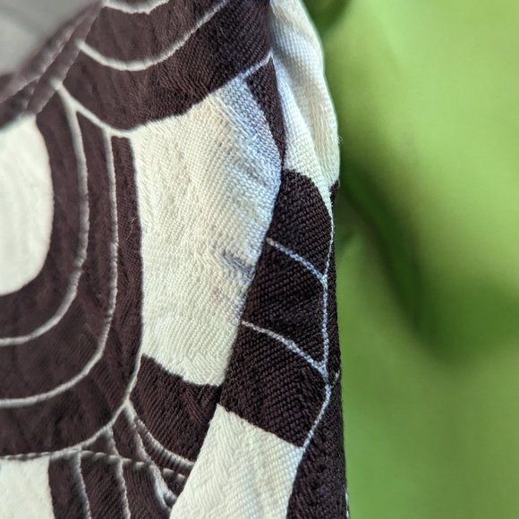 2000s-era dress coat, graphic print with bright lining - Picture 13 of 13